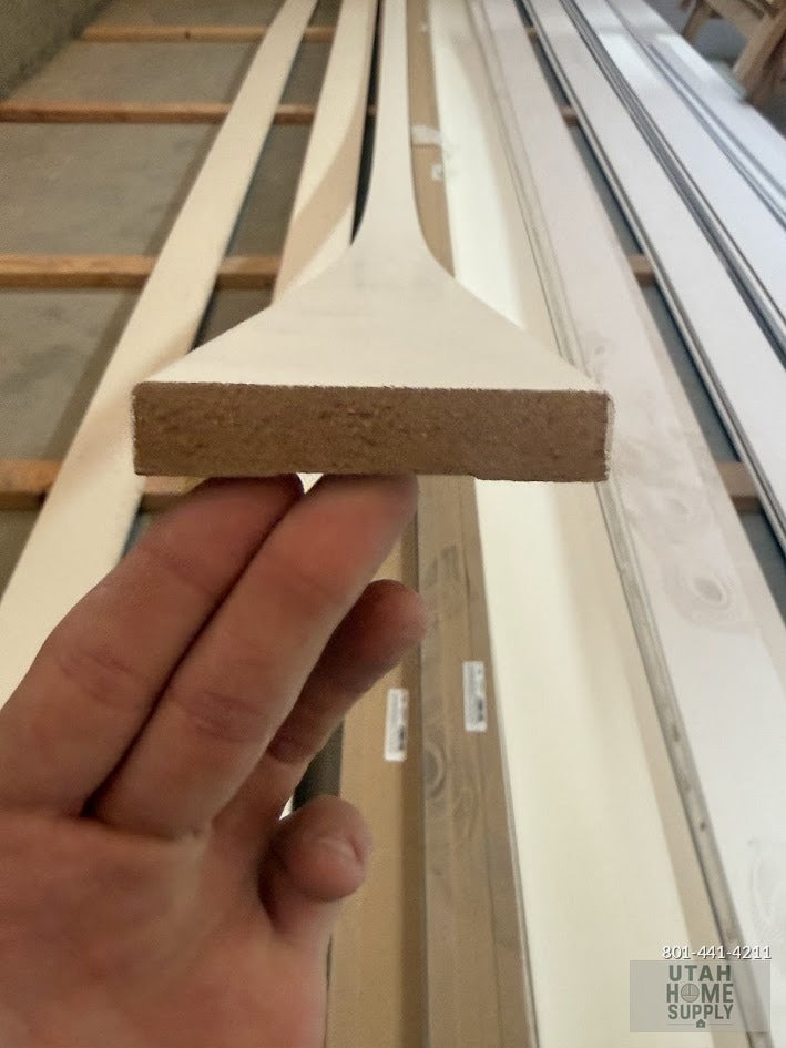 3 1/4" Primed MDF Door Casing #313 — Per Piece (17 ft) | Utah Home Supply