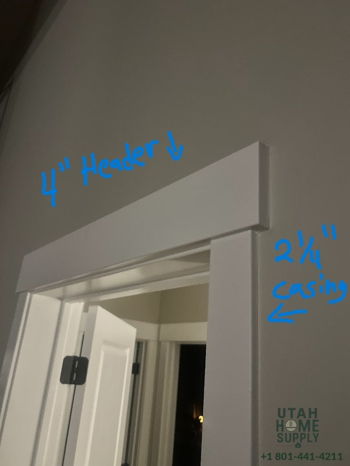 2 1/4" Primed MDF Door Casing — Per Linear Foot | Utah Home Supply