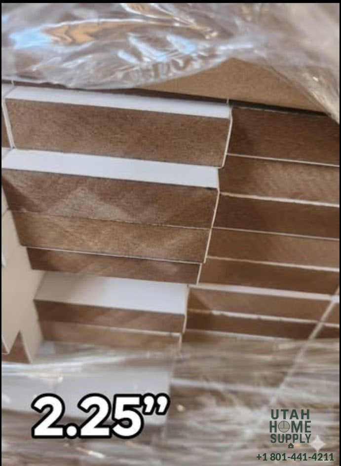 2 1/4" Primed MDF Door Casing — Per Linear Foot | Utah Home Supply
