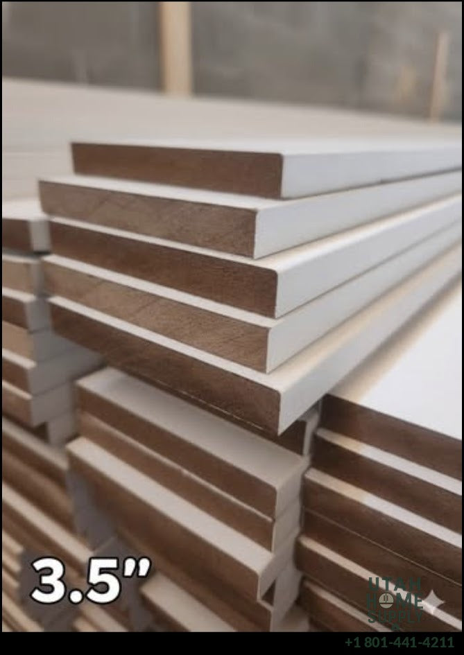 3 1/4" Primed MDF Door Casing — Per Linear Foot | Utah Home Supply