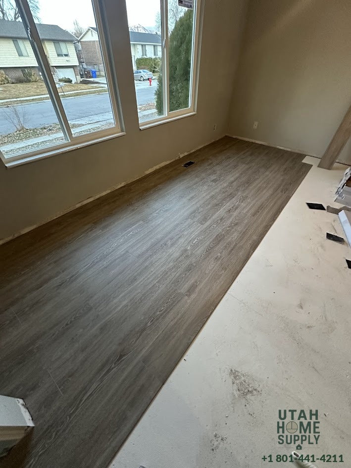 5mm LVP Flooring — Shadow | $55 Per Box / $2.50 Per Sq Ft | Utah Home Supply