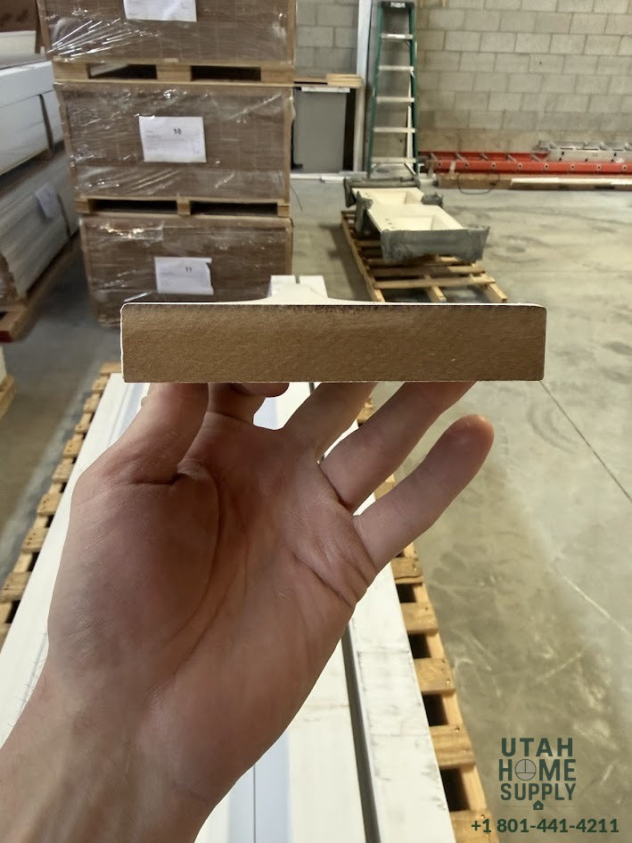 4" Primed MDF Door Header — Per Linear Foot | Utah Home Supply