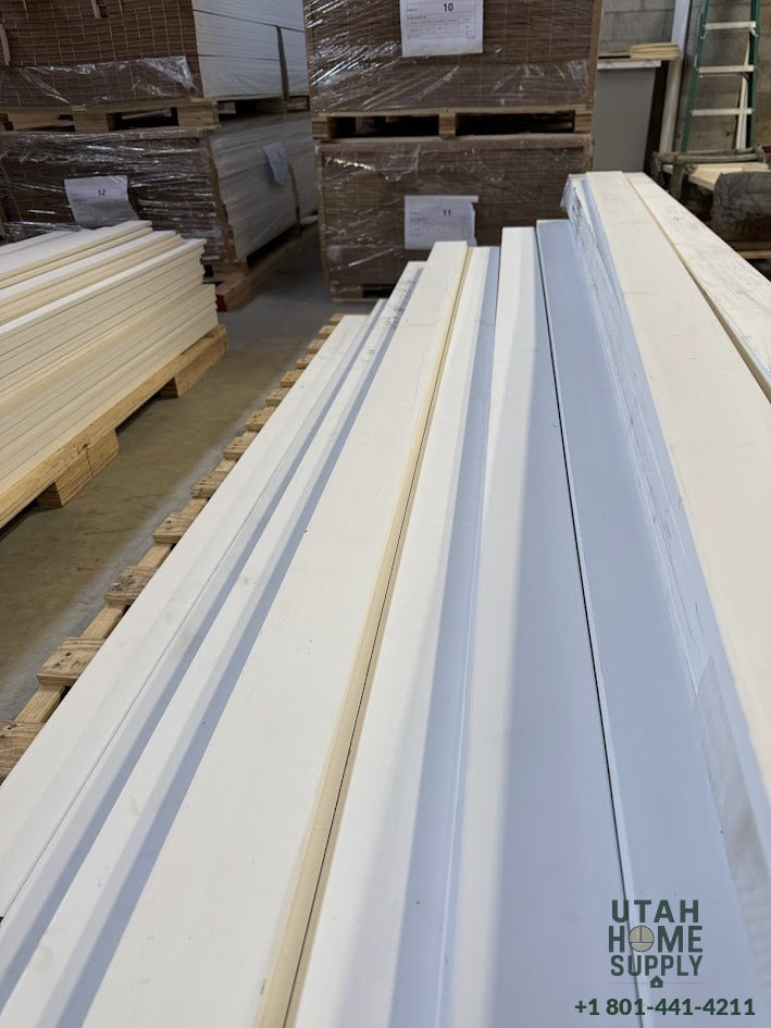 4" Primed MDF Door Header — Per Linear Foot | Utah Home Supply