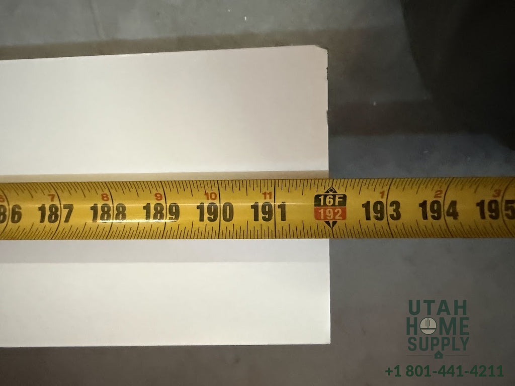 5 1/2" Primed MDF Baseboard — Per Linear Foot | Utah Home Supply