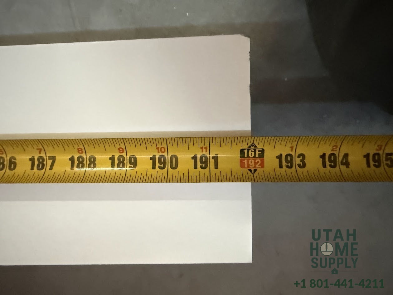 5 1/2" Primed MDF Baseboard — Per Linear Foot | Utah Home Supply