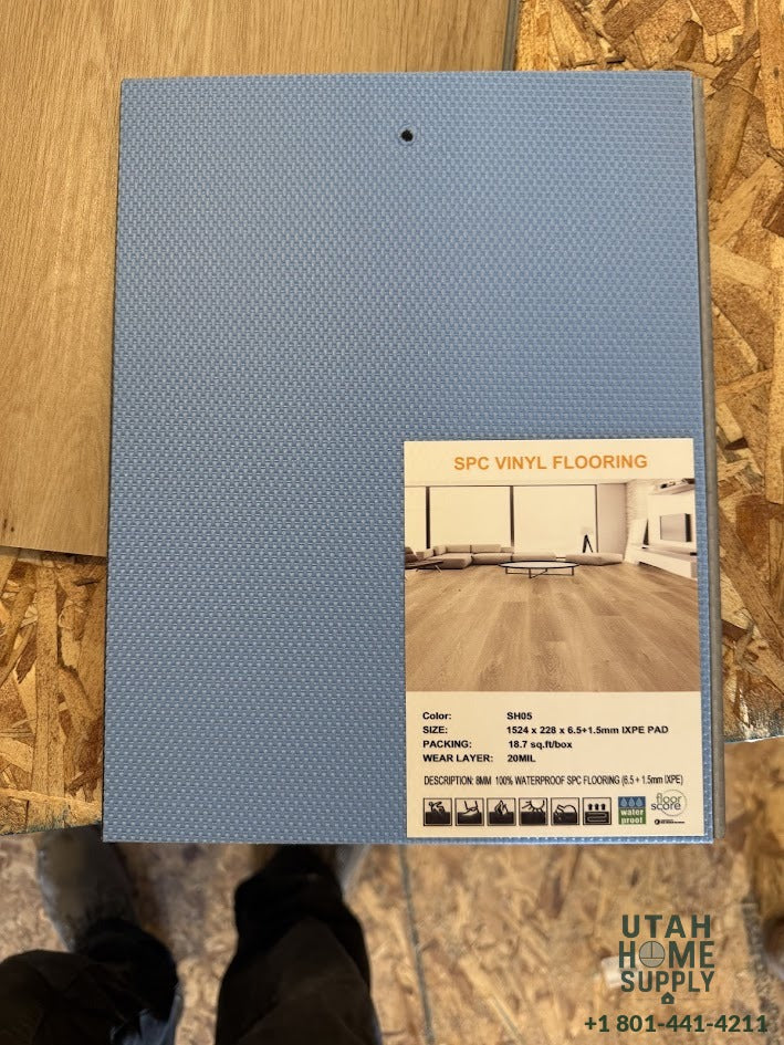8mm Waterproof Rigid Core LVP — SH05 | Utah Home Supply