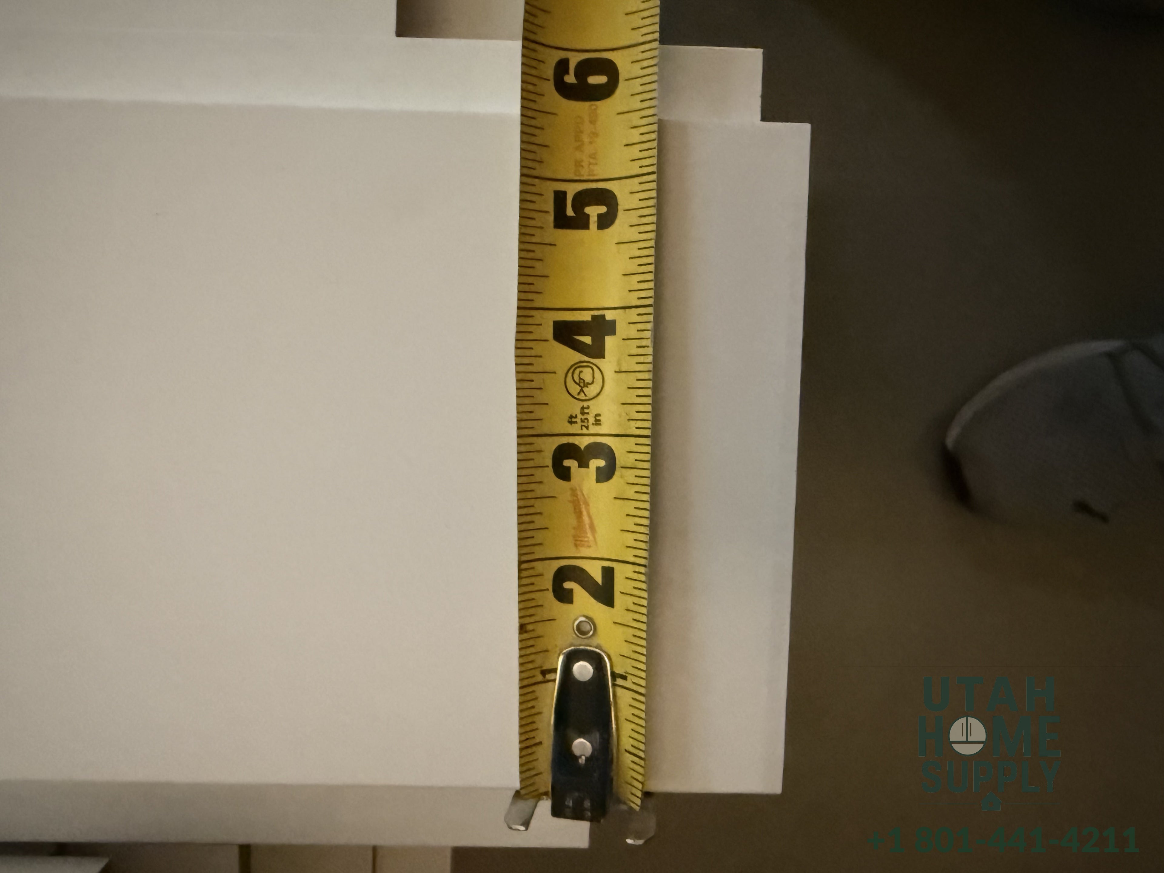 5 1/2" Primed MDF Baseboard — Per Linear Foot | Utah Home Supply