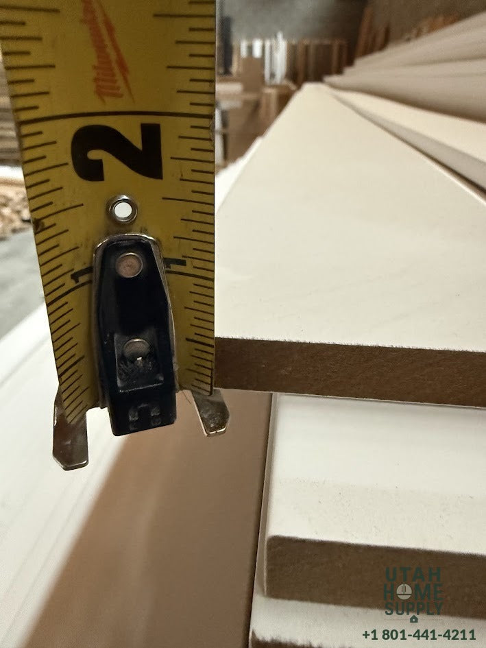 3.5" Primed MDF Baseboard — Per Linear Foot | Utah Home Supply