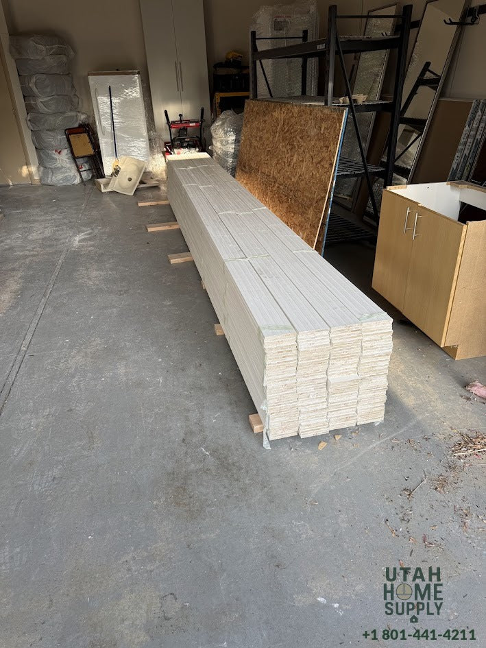 5 1/2" Primed MDF Baseboard — Per Linear Foot | Utah Home Supply