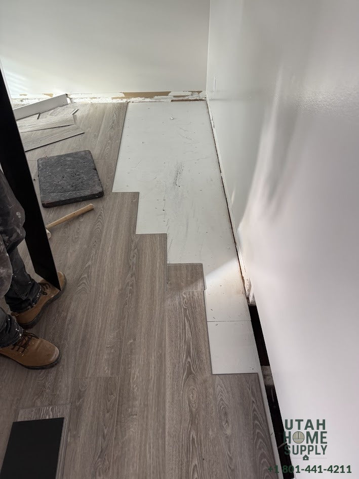 5mm LVP Flooring — Shadow | $55 Per Box / $2.50 Per Sq Ft | Utah Home Supply