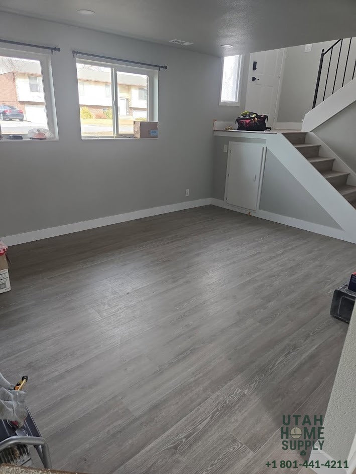 5mm LVP Flooring — Shadow | $55 Per Box / $2.50 Per Sq Ft | Utah Home Supply